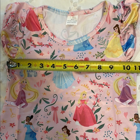 Disney Princess Pink and Blue Nightgown Pajamas with Cinderella belle and more - Picture 5 of 8